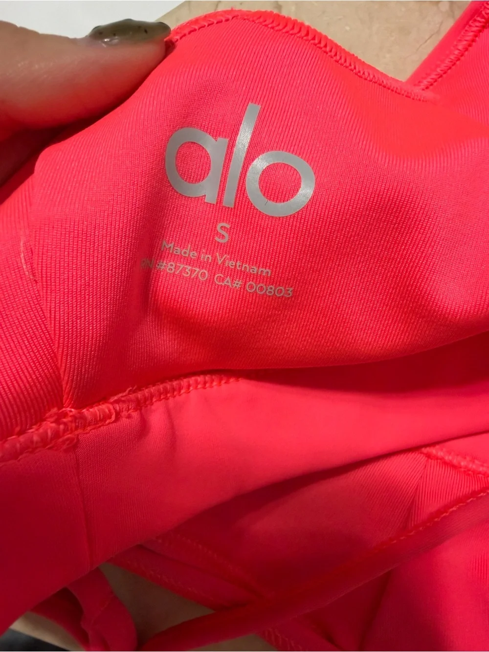 Alo Yoga Small Pink Sports Bra. 💕⚡️